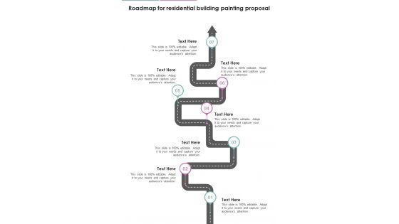 Roadmap_For_Residential_Building_Painting_Proposal_One_Pager_Sample_Example_Document_Slide_1.jpg