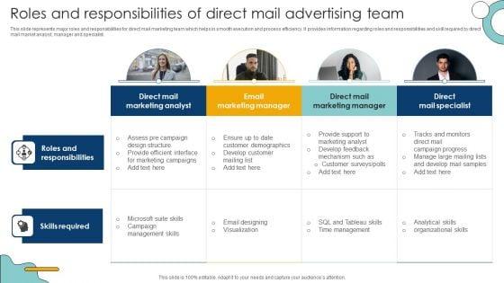 Roles_And_Responsibilities_Of_Direct_Mail_Advertising_Team_Professional_PDF_Slide_1.jpg