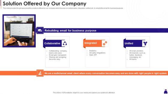 Round_A_Capital_Raising_Pitch_Solution_Offered_By_Our_Company_Ppt_Infographics_Graphics_Pictures_PDF_Slide_1.jpg
