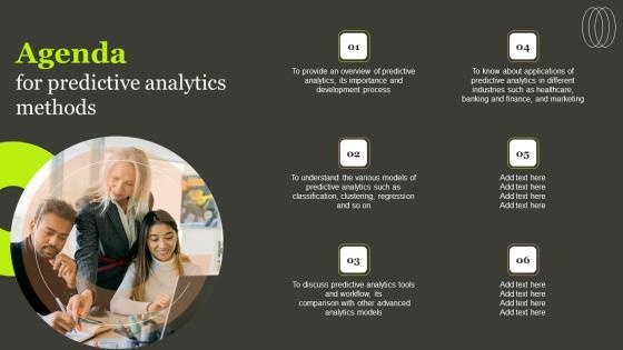 Agenda For Predictive Analytics Methods Topics PDF Agenda For Predictive Analytics Methods Topics PDF