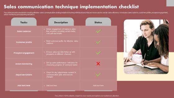 Sales_Communication_Technique_Implementation_Checklist_Infographics_PDF_Slide_1.jpg