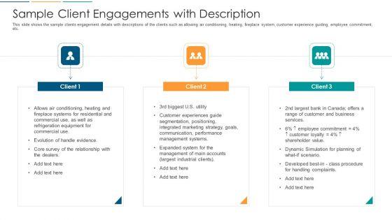 Sample_Client_Engagements_With_Description_Ppt_Infographic_Template_Grid_PDF_Slide_1.jpg
