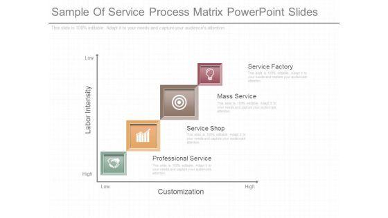 Sample Of Service Process Matrix Powerpoint Slides Sample Of Service Process Matrix Powerpoint Slides