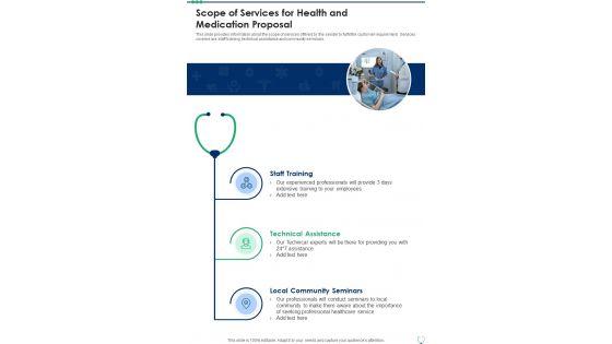 Scope_Of_Services_For_Health_And_Medication_Proposal_One_Pager_Sample_Example_Document_Slide_1.jpg