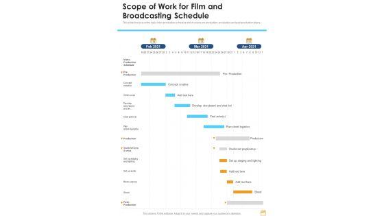 Scope_Of_Work_For_Film_And_Broadcasting_Schedule_One_Pager_Sample_Example_Document_Slide_1.jpg