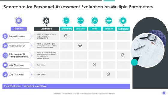 Scorecard_For_Personnel_Assessment_Evaluation_On_Multiple_Parameters_Clipart_PDF_Slide_1.jpg