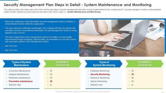 Security_Management_Plan_Steps_In_Detail_System_Maintenance_And_Monitoring_Summary_PDF_Slide_1.jpg