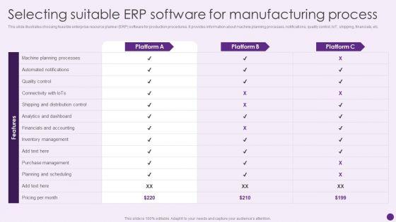 Selecting Suitable Erp Software For Manufacturing Process Deploying Automation To Enhance Background PDF Selecting Suitable Erp Software For Manufacturing Process Deploying Automation To Enhance Background PDF