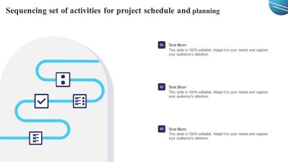 Sequencing Set Of Activities For Project Schedule And Planning Background PDF Sequencing Set Of Activities For Project Schedule And Planning Background PDF