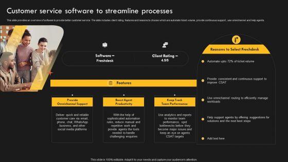 Service_Improvement_Techniques_For_Client_Retention_Customer_Service_Software_To_Streamline_Sample_PDF_Slide_1.jpg
