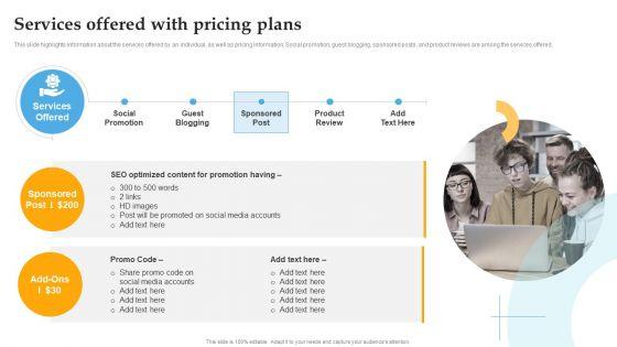 Services_Offered_With_Pricing_Plans_Comprehensive_Personal_Brand_Building_Guide_For_Social_Media_Influencers_Designs_PDF_Slide_1.jpg