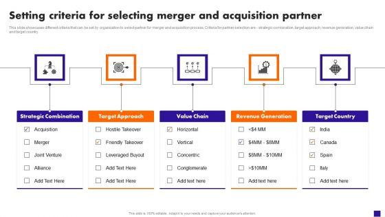 Setting_Criteria_For_Selecting_Merger_And_Acquisition_Partner_Summary_PDF_Slide_1.jpg