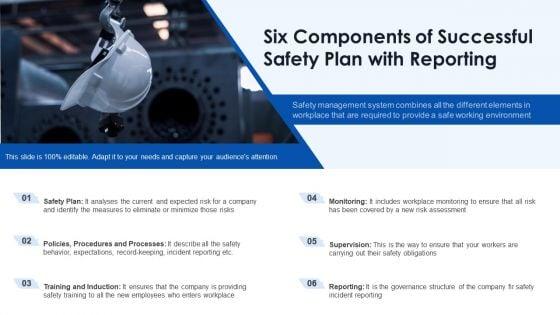 Six_Components_Of_Successful_Safety_Plan_With_Reporting_Ppt_PowerPoint_Presentation_Gallery_Sample_PDF_Slide_1.jpg