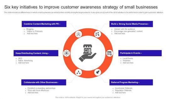 Six_Key_Initiatives_To_Improve_Customer_Awareness_Strategy_Of_Small_Businesses_Icons_PDF_Slide_1.jpg