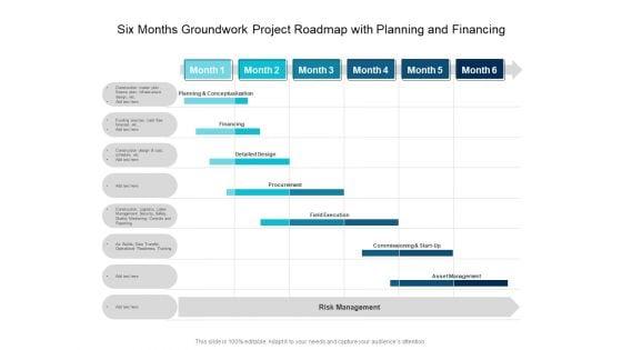 Six_Months_Groundwork_Project_Roadmap_With_Planning_And_Financing_Themes_Slide_1.jpg