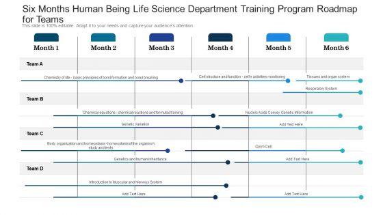 Six_Months_Human_Being_Life_Science_Department_Training_Program_Roadmap_For_Teams_Template_Slide_1.jpg