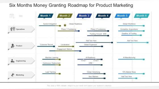 Six_Months_Money_Granting_Roadmap_For_Product_Marketing_Designs_Slide_1.jpg
