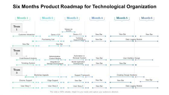 Six_Months_Product_Roadmap_For_Technological_Organization_Pictures_Slide_1.jpg