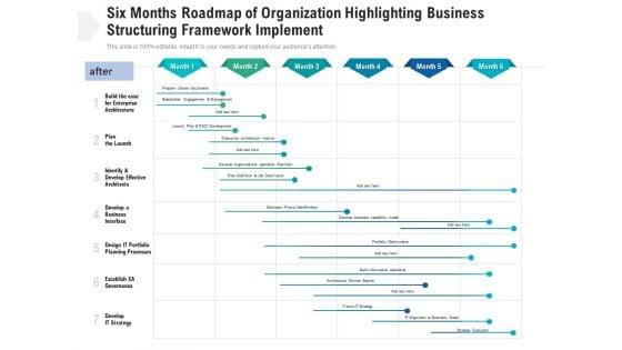 Six_Months_Roadmap_Of_Organization_Highlighting_Business_Structuring_Framework_Implement_Structure_Slide_1.jpg