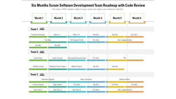 Six_Months_Scrum_Software_Development_Team_Roadmap_With_Code_Review_Clipart_Slide_1.jpg
