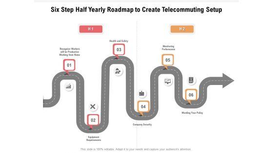 Six_Step_Half_Yearly_Roadmap_To_Create_Telecommuting_Setup_Template_Slide_1.jpg