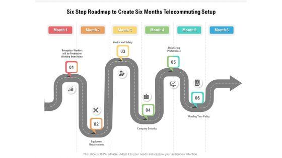 Six_Step_Roadmap_To_Create_Six_Months_Telecommuting_Setup_Microsoft_Slide_1.jpg