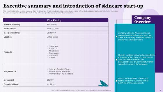 Skincare_Company_Start-Up_Cost_Summary_Ppt_PowerPoint_Presentation_Complete_Deck_With_Slides_Slide_3.jpg