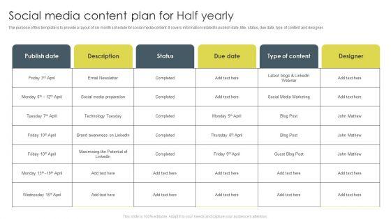 Social_Media_Content_Plan_For_Half_Yearly_Ppt_Styles_Graphics_Design_PDF_Slide_1.jpg