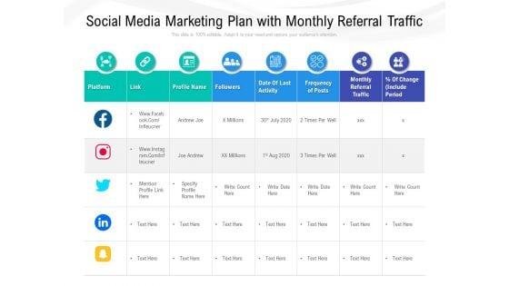 Social_Media_Marketing_Plan_With_Monthly_Referral_Traffic_Ppt_PowerPoint_Presentation_Inspiration_Layout_PDF_Slide_1.jpg
