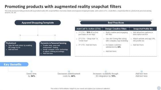 Social_Media_Marketing_Strategies_To_Generate_Lead_Promoting_Products_With_Augmented_Reality_Snapchat_Filters_Sample_PDF_Slide_1.jpg