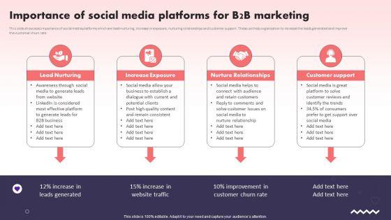 Social_Media_Promotional_Technique_Importance_Of_Social_Media_Platforms_For_B2B_Portrait_PDF_Slide_1.jpg