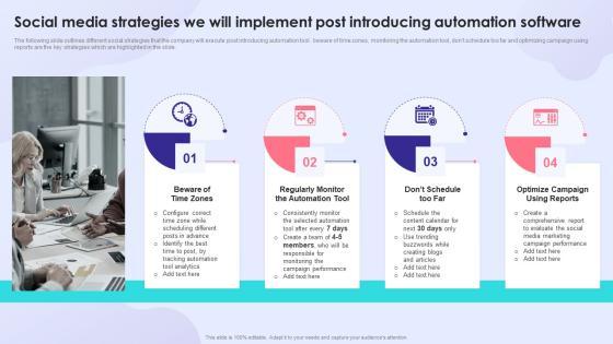 Social Media Strategies We Will Implement Post Introducing Automation Software Professional PDF Social Media Strategies We Will Implement Post Introducing Automation Software Professional PDF