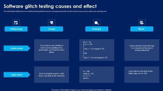 Software_Glitch_Testing_Causes_And_Effect_Download_PDF_Slide_1.jpg