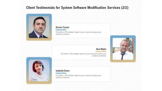 Software_Maintenance_Client_Testimonials_For_System_Software_Modification_Services_Planning_Themes_PDF_Slide_1.jpg