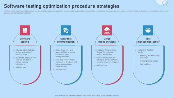 Software Testing Optimization Procedure Strategies Summary PDF Software Testing Optimization Procedure Strategies Summary PDF