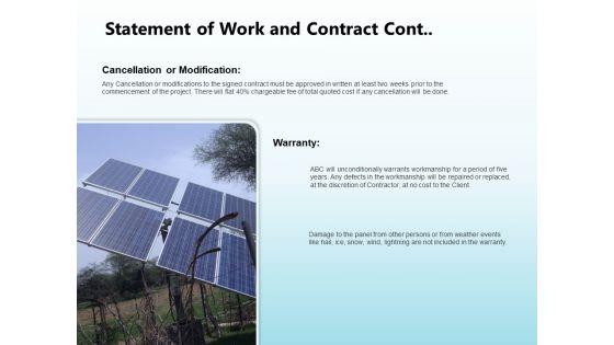 Solar Power Plant Technical Statement Of Work And Contract Cont Rules PDF Solar Power Plant Technical Statement Of Work And Contract Cont Rules PDF