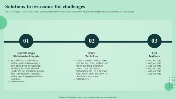 Solutions_To_Overcome_The_Challenges_Strengthen_And_Manage_Relationships_With_Stakeholders_Diagrams_PDF_Slide_1.jpg