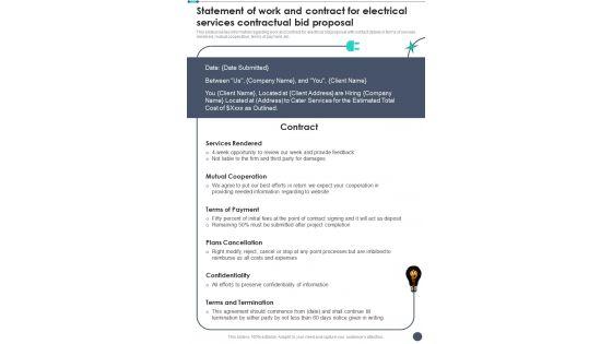 Statement_Of_Work_And_Contract_For_Electrical_Services_Contractual_Bid_One_Pager_Sample_Example_Document_Slide_1.jpg