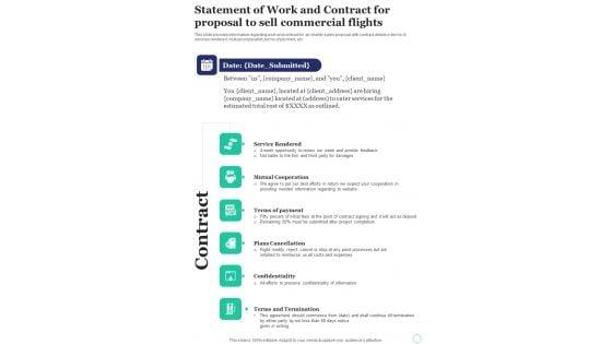 Statement_Of_Work_And_Contract_For_Proposal_To_Sell_Commercial_Flights_One_Pager_Sample_Example_Document_Slide_1.jpg
