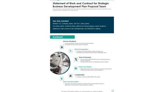 Statement_Of_Work_And_Contract_For_Strategic_Business_Development_Plan_Proposal_Team_One_Pager_Sample_Example_Document_Slide_1.jpg