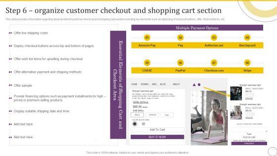 Step_6_Organize_Customer_Checkout_And_Shopping_Cart_Section_Brochure_PDF_Slide_1.jpg