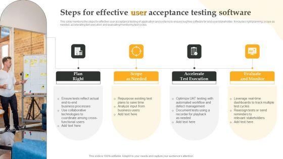 Steps For Effective User Acceptance Testing Software Clipart PDF Steps For Effective User Acceptance Testing Software Clipart PDF