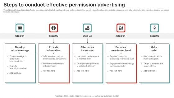 Steps_To_Conduct_Effective_Permission_Advertising_Ideas_PDF_Slide_1.jpg