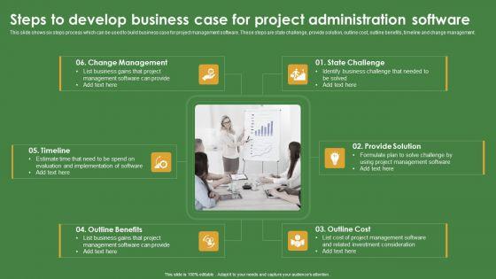 Steps_To_Develop_Business_Case_For_Project_Administration_Software_Mockup_PDF_Slide_1.jpg