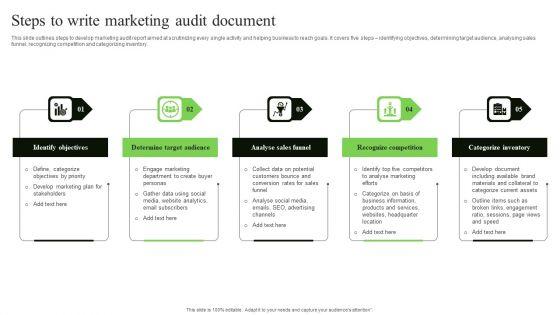 Steps_To_Write_Marketing_Audit_Document_Diagrams_PDF_Slide_1.jpg