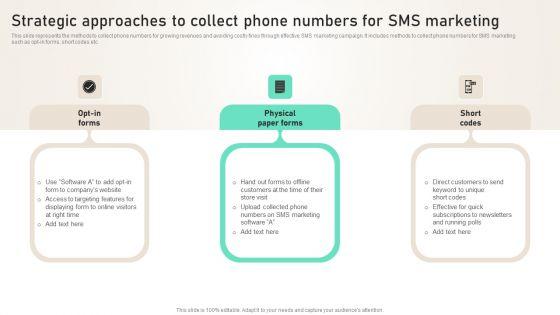 Strategic_Approaches_To_Collect_Phone_Numbers_For_SMS_Marketing_Ppt_PowerPoint_Presentation_File_Portfolio_PDF_Slide_1.jpg