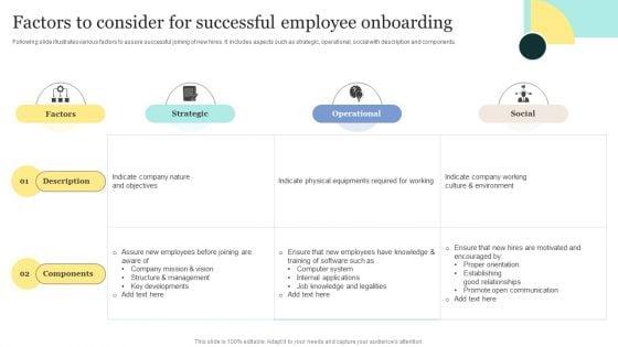 Strategic_Approaches_To_Efficient_Candidate_Selection_Factors_To_Consider_For_Successful_Employee_Onboarding_Icons_PDF_Slide_1.jpg