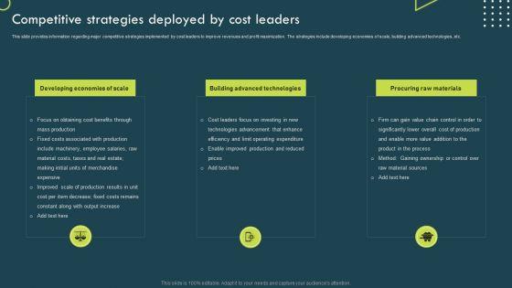 Strategic_Corporate_Planning_To_Attain_Competitive_Strategies_Deployed_By_Cost_Leaders_Infographics_PDF_Slide_1.jpg