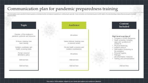 Strategic_Playbook_Sustaining_Business_During_Pandemic_Communication_Plan_For_Pandemic_Elements_PDF_Slide_1.jpg