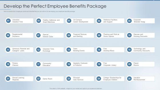 Strategies_To_Attract_And_Retain_Develop_The_Perfect_Employee_Benefits_Package_Icons_PDF_Slide_1.jpg